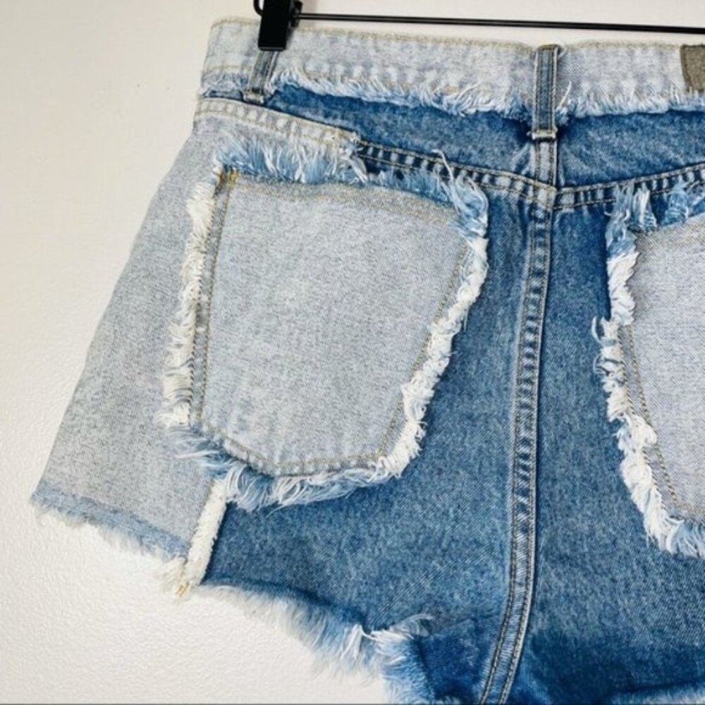 Carmar Color Block Button Fly High Rise Shorts - Picture 8 of 8